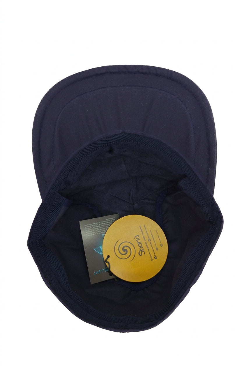 Cappello Baseball in cotone cerato wax con copriorecchie - Sbarià 