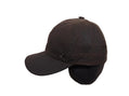 Cappello Baseball in cotone cerato wax con copriorecchie - Sbarià 