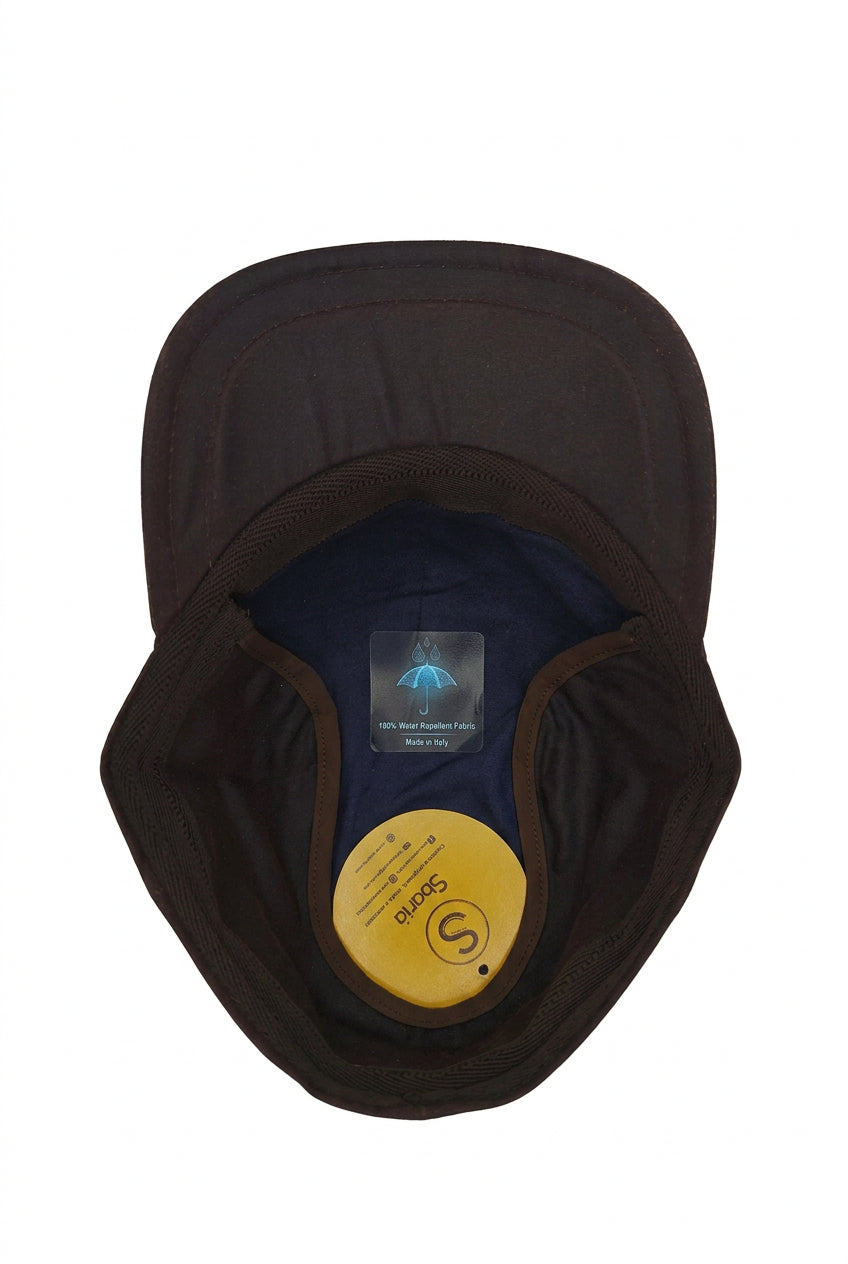 Cappello Baseball in cotone cerato wax con copriorecchie - Sbarià 