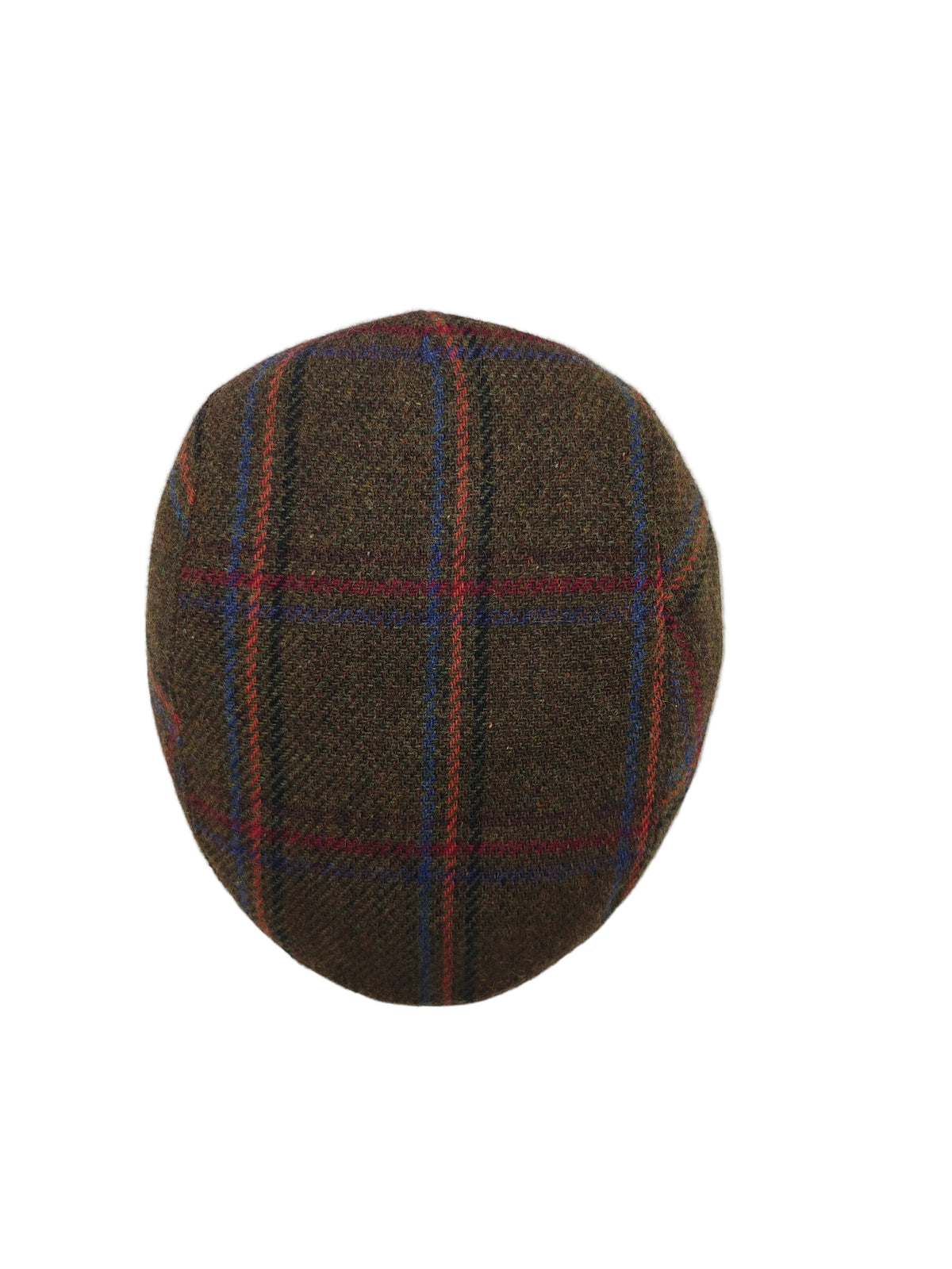Coppola London con copri orecchie in pura lana Shetland Oliva - Sbarià 