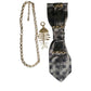 Gold Mystic Fish Cravatta Gioiello by Claudia De Rosa Jewelry featuring a detailed fish pendant on a stylish necktie accessory.