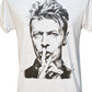 Urban men's David Bowie T-shirt by STREET STYLE, made of 100% cotton, featuring a slub texture and Italian craftsmanship.