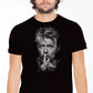 Street Style David Bowie Uomo Slub T-shirt made of 100% cotton, featuring a casual urban design with a Bowie graphic.