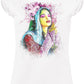 Street Style Donna fiammata cotton T-shirt with urban slub texture, perfect for casual streetwear fashion.