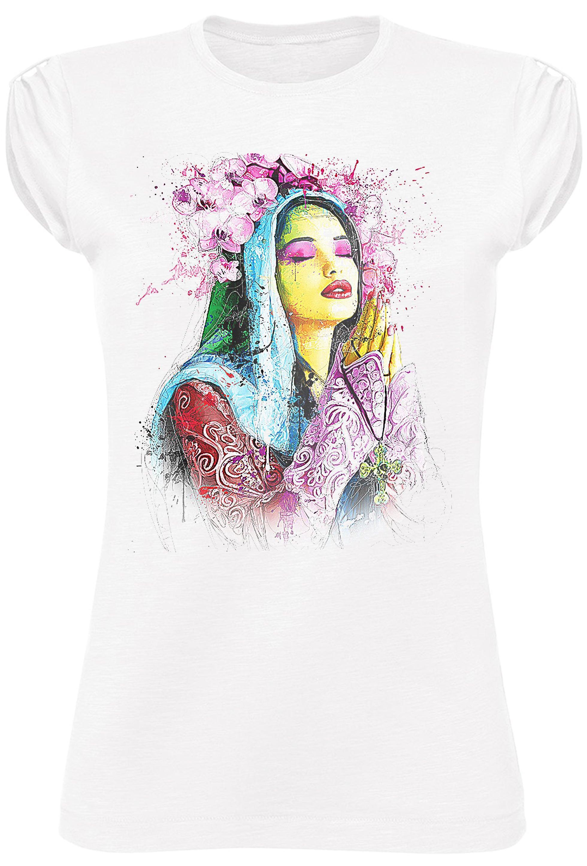 Street Style Donna fiammata cotton T-shirt with urban slub texture, perfect for casual streetwear fashion.