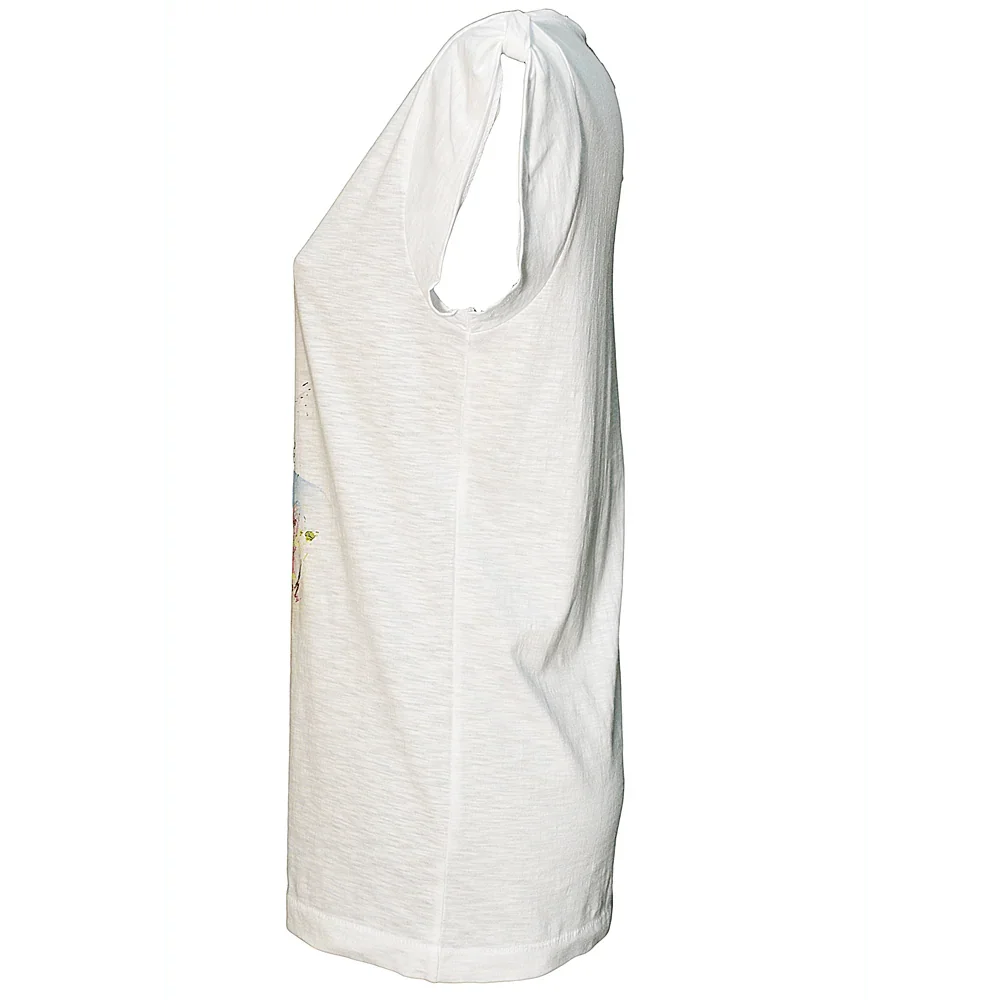 Bianca Donna T-shirt by STREET STYLE featuring a fire-inspired graphic design, made from 100% organic cotton urban street fashion.