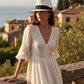 Modella con Cappello Panama Sbarià