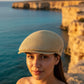 Modella con coppola Sbarià, Lampedusa