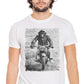 Street Style Monkey Dream Moto T-shirt for men featuring urban design, 100% cotton, with a bold monkey graphic on the front.