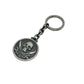 Silver keychain with black sails design by BDG Accessories, featuring a sleek and stylish key holder in polished silver finish.