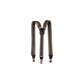 Artigianale Italian Sbarià regimental suspenders with classic pattern and adjustable straps, made for a stylish, vintage look.