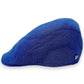 Sbarià blue 100% cotton flat cap with UV protection and artisanal Italian craftsmanship.