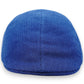 Sbarià blue 100% cotton flat cap with UV protection, artisanal Italian craftsmanship.