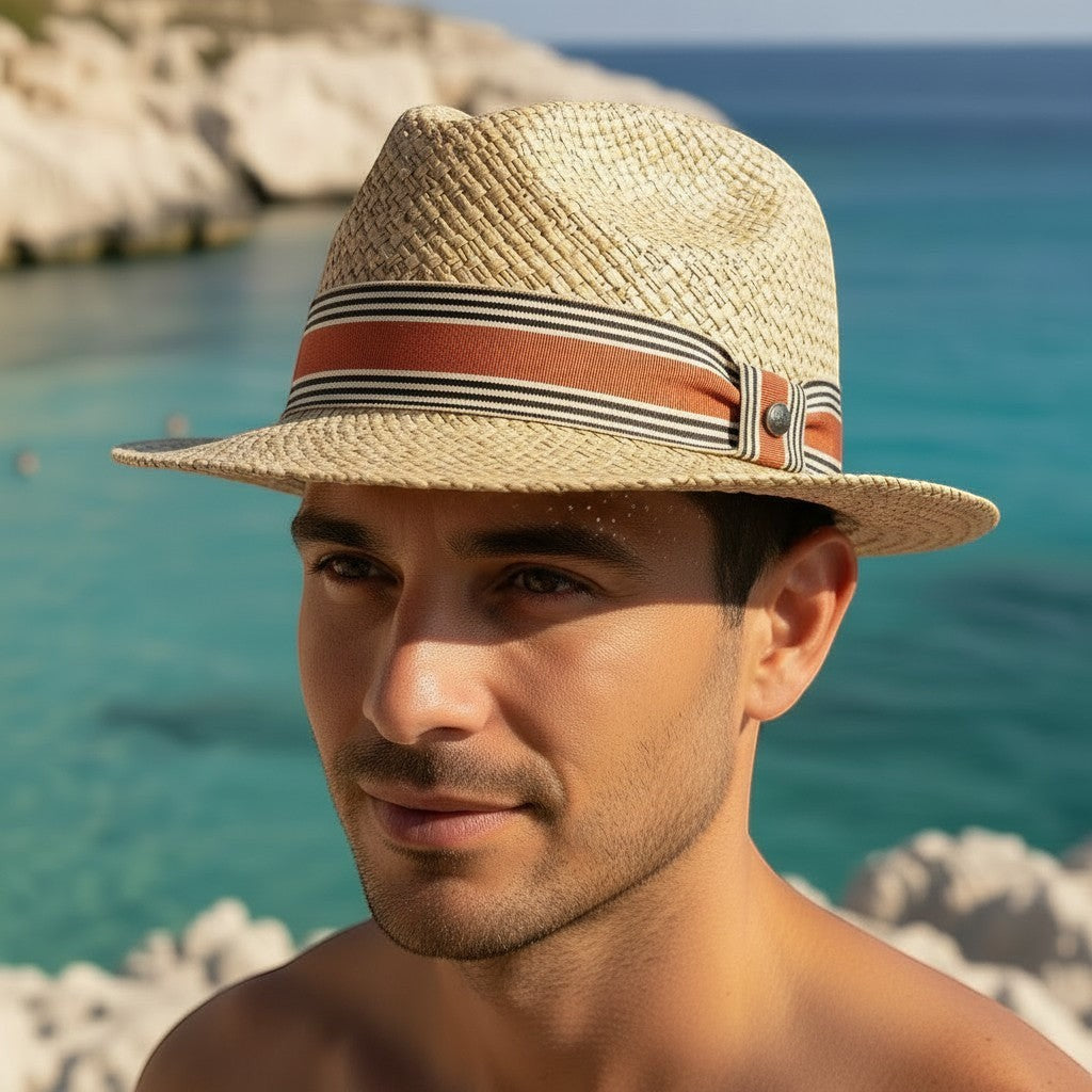 Modello Fedora con Pin Micro sul Passantino