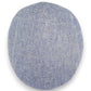 Sbarià blue and white micro-patterned linen-cotton London Safari cap