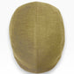 Sbarià olive green bamboo fabric Coppola Duffy cap. Eco-friendly, breathable, and UV protective.