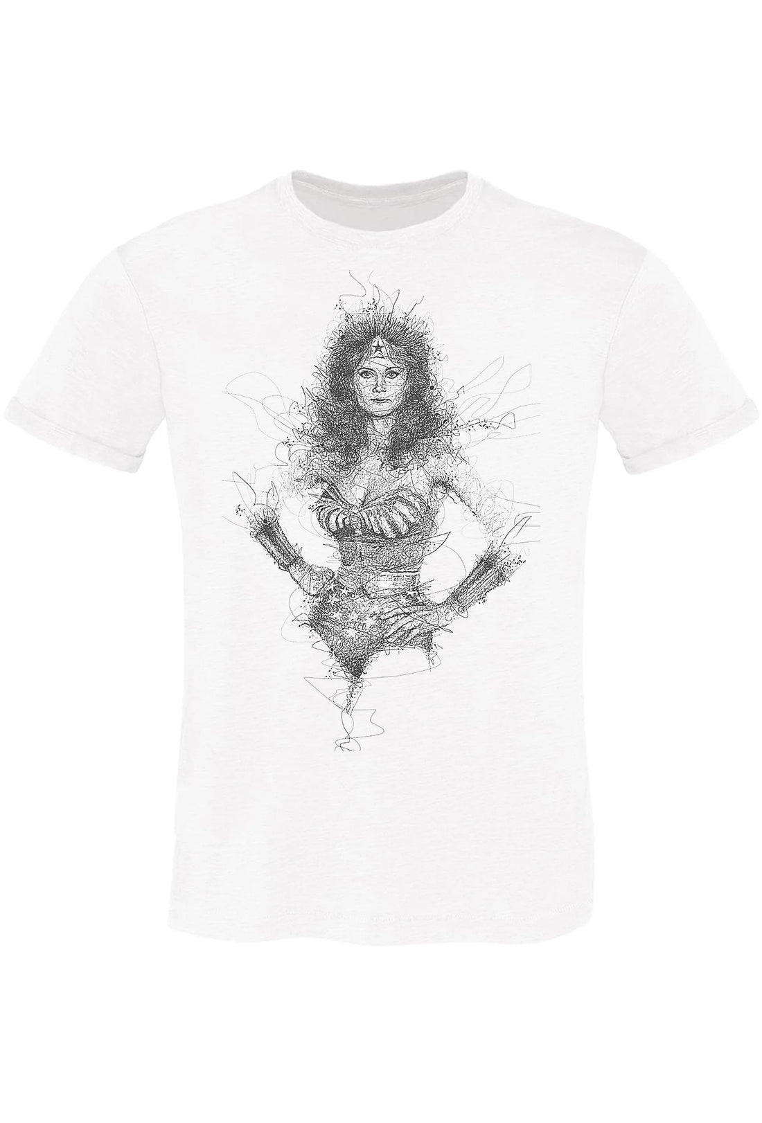 Urban men's T-shirt by STREET STYLE featuring Super Girls graphic, made from 100% organic cotton with a vibrant street style design.