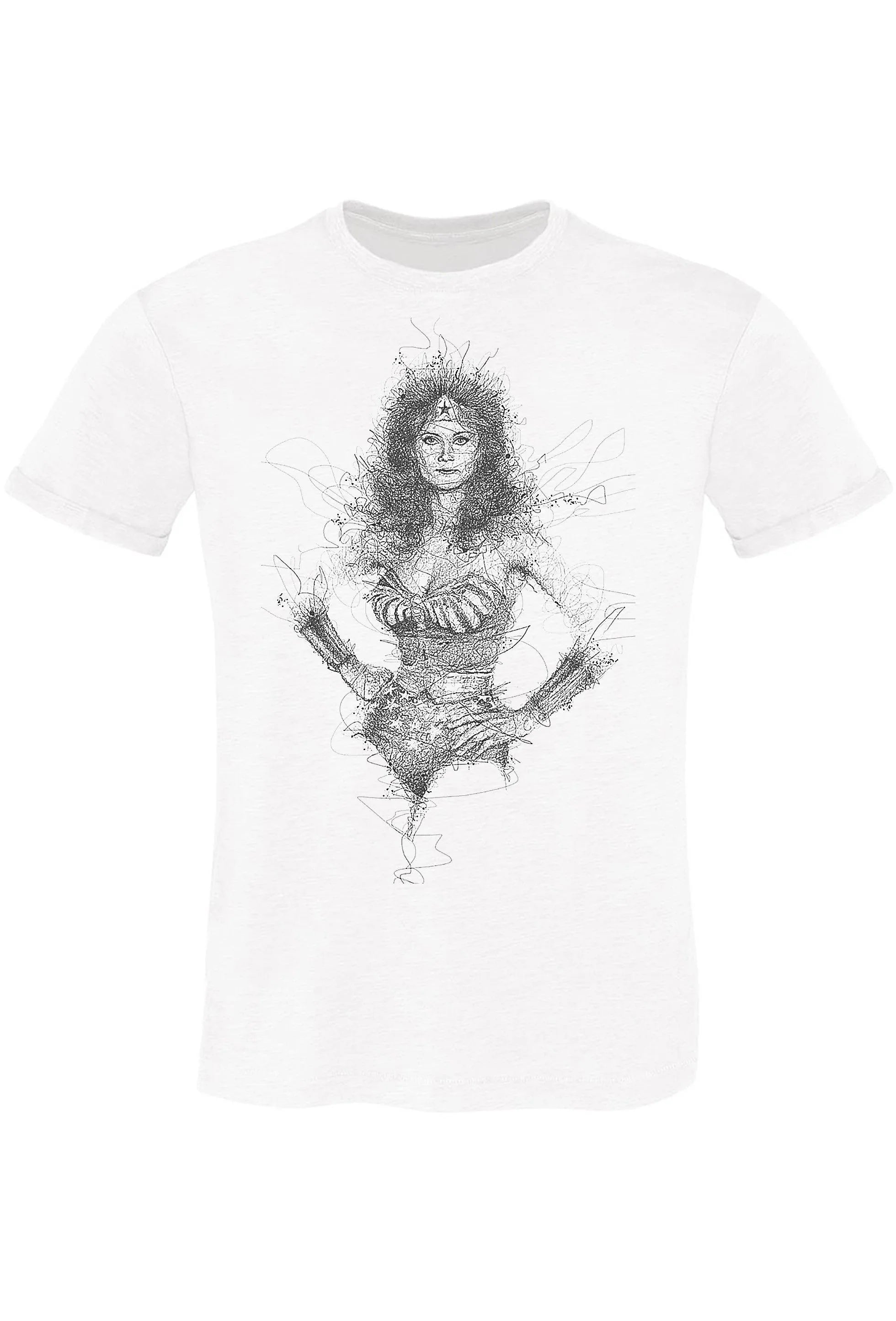 Urban men's T-shirt by STREET STYLE featuring Super Girls graphic, made from 100% organic cotton with a vibrant street style design.