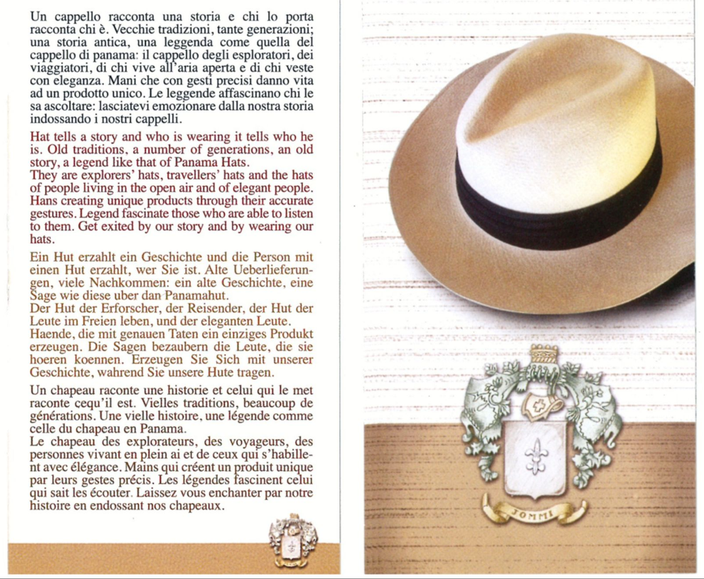 Cappello Panama originale - Sbarià 