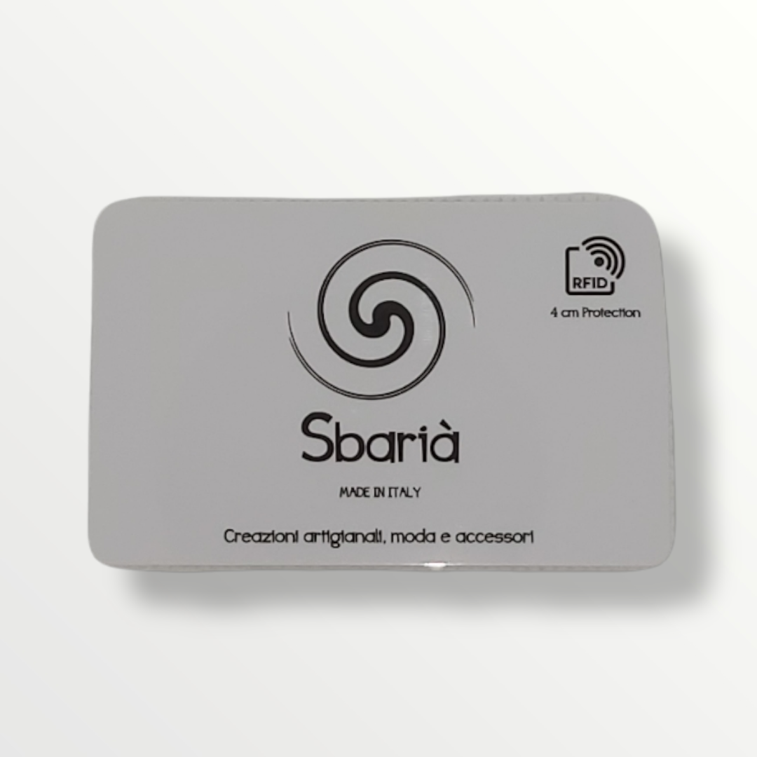 Portafoglio magico in vera pelle porta carte e banconote con protezione anti-Rfid - Sbarià 