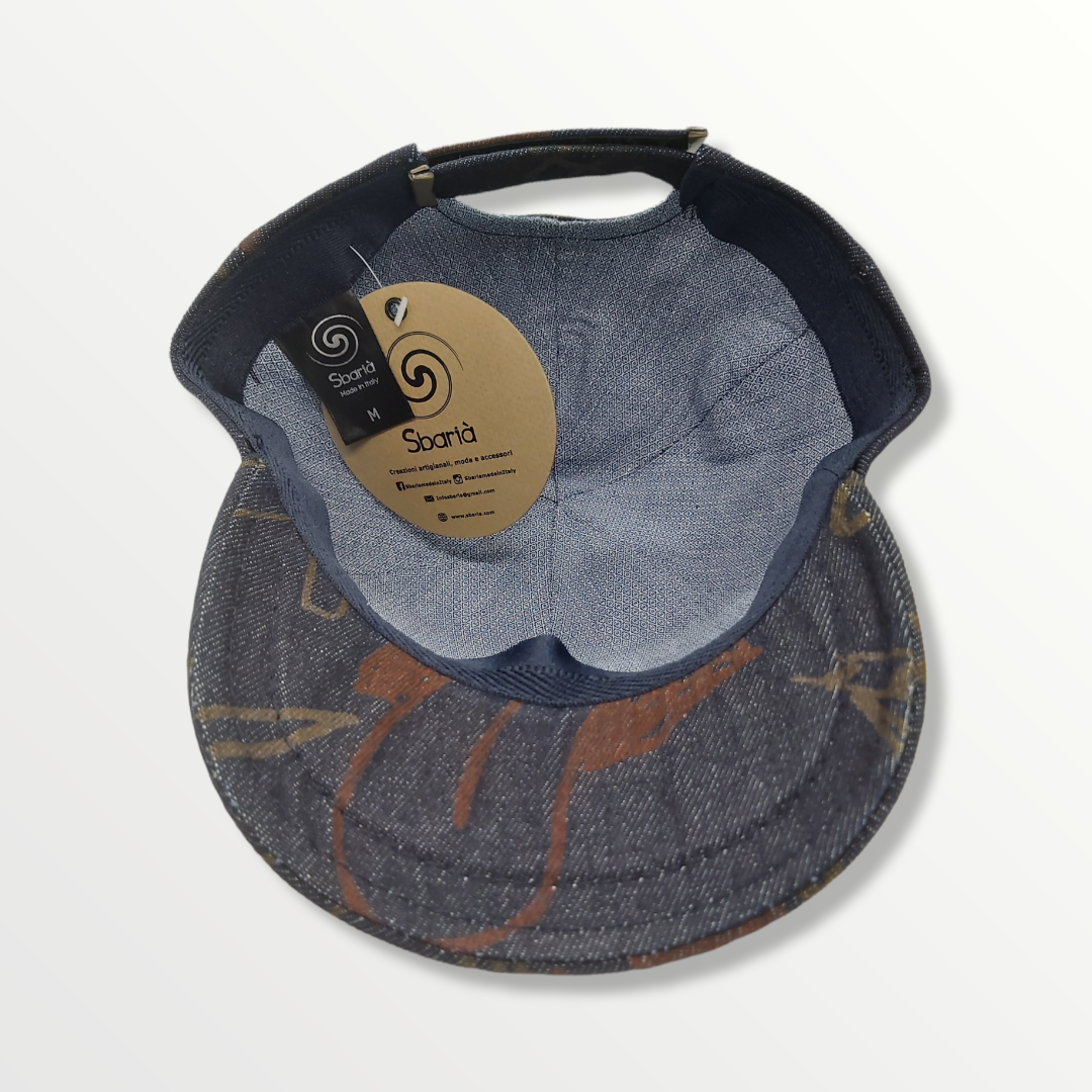 Baseball Paint in cotone jeans - Sbarià 