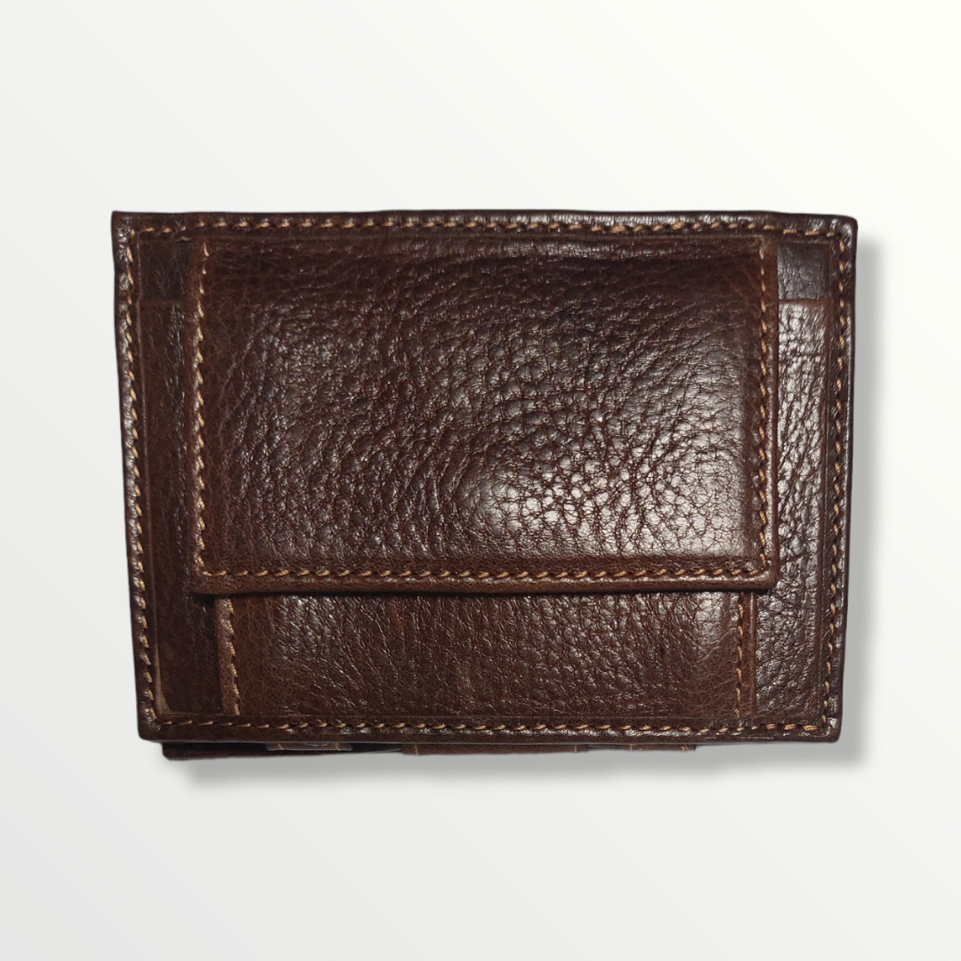 Portafoglio magico in vera pelle porta carte, porta monete e banconote con protezione anti-Rfid - Sbarià 